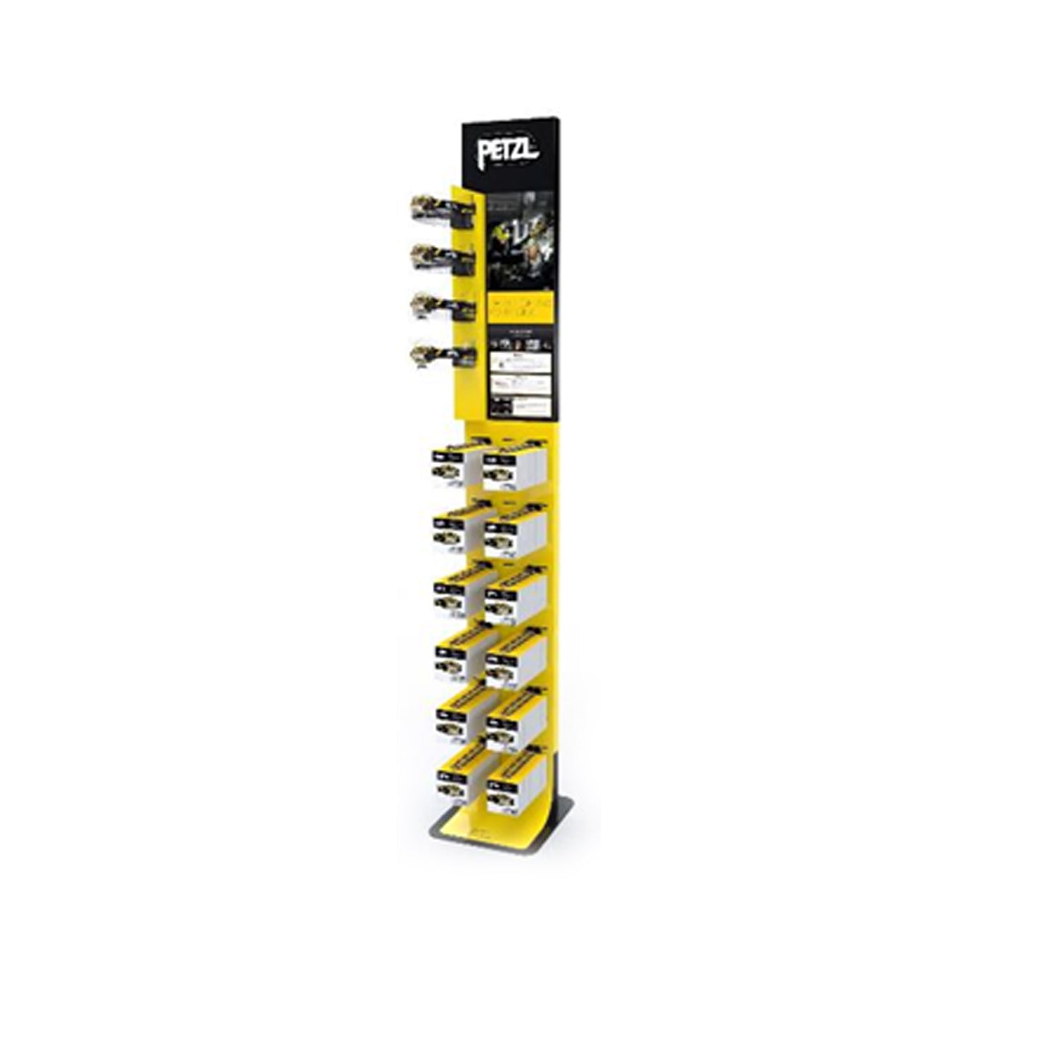 PETZL - FLOOR DISPLAY FOR 48 PRO HEADLAMPS